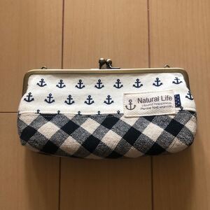 がま口ポーチ 財布やペンケースにも