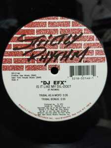 DJ EFX - IS IT LIKE MY DIL-DOE?【12inch】1993' Us Original/House Classics