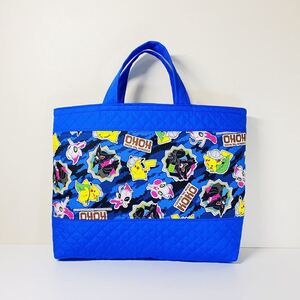 ポケモンKOKO(青)★レッスンバッグ★大人気最新柄★(名前刺繍サービス!)A