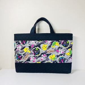 ポケモンKOKO(黒)★レッスンバッグ★大人気最新柄★(名前刺繍サービス!)B