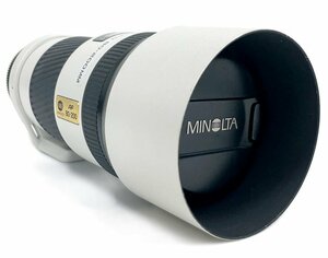 MINOLTA ミノルタ HIGH SPEED AF APO TELE ZOOM 80-200mm 1:2.8（32） Aマウント 一眼レフ カメラ 望遠レンズ フード キャップ 現状品