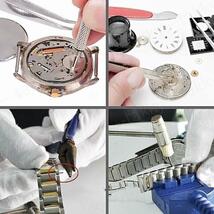腕時計 工具 16点 セット 時計修理 電池交換 ベルト調整 ケース付_画像5