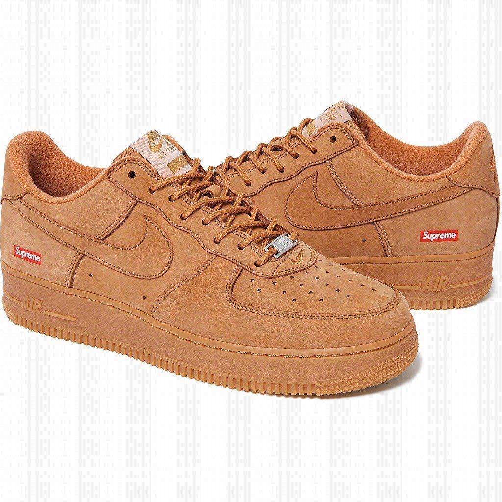 国内正規品 新品未使用 Supreme nike air force 1 Wheat 27cm