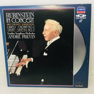 [LD] Roo bin shu Thai n* in * concert ( record surface / jacket : NM/NM) RUBINSTEIN IN CONCERT W6OZ-25004 LONDON piano