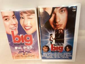 【2 VHS】唐沢寿明/真矢みき/宝田明 ブロードウェイ・ミュージカル big/ビッグ *& big トムハンクス