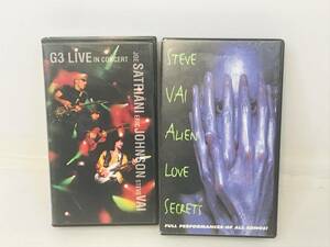 【2 ギター VHS】G3 LIVE IN CONCERT ジョー・サトリアーニ/エリック・ジョンソン/スティーブ・ヴァイ+ エイリアン ラブ シークレッツ