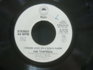 The Temprees / I Found Love On A Disco Floor ◆EP3813NO BPP◆EP