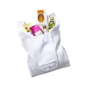 DEAN&DELUCA ディーンアンドデルーカ◇エコバッグ◇ホワイト/樹脂加工 雨の日におすすめ!【完売品】