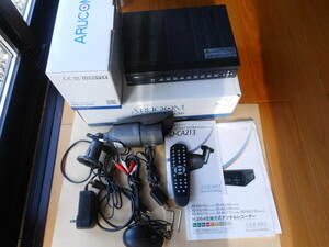 アルコム　ARUCOM　レコーダーRD-RA2105HDD(４TB）カメラRD-CA213(220万画素)取説・電源・ケーブル他　ジャンク品