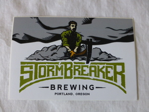 STORM BREAKER BREWING ステッカー STORM BREAKER BREWING PORTLAND、OREGON U.S.A.オレゴン beer