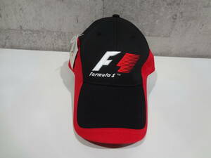 F1 Formula 1 黒赤帽子 キャップ　鈴鹿サーキットタグ付き　ライセンス商品 経年商品　