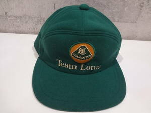 Team Lotus チーム　ロータス　日本製　帽子　キャップ　英国車　　経年現状商品　