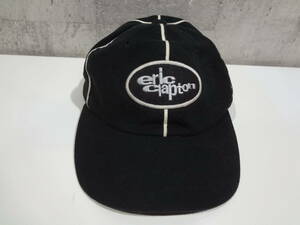 eric clapton エリック クラプトン JAPAN TOUR 1997 グッズ 帽子 日本公演 キャップ 黒色　経年中古商品　