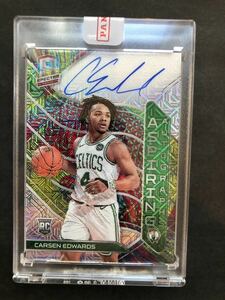 25枚限定 カーセン・エドワーズ ルーキー 直筆サインカード 2019-20 Panini Spectra Aspiring Autograph Meta Carsen Edwards Celtics NBA