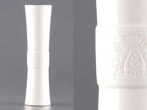 【es】中国美術 時代 白高麗 徳化窯 尊式 花瓶 うぶ品 b442