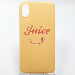 BGM iPhoneX XS アイフォン Juice ジュース イエロー 黄色 スマホケース BP-A1219