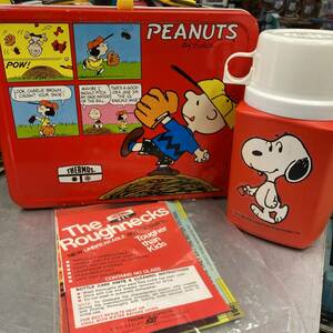 ヴィンテージ★デッドストック　SNOOPY　ランチボックス　セット★未使用、スヌーピー、サーモス、ピーナッツ、美品