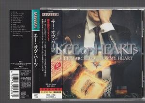 即決 廃盤 KEY OF HEARTS キー・オヴ・ハーツ MICP-11368 国内盤CD 帯付き メロディアス・ハード メロハー FAIR WARNING EUROPE