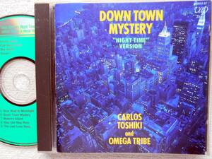 Carlos Toshiki &amp; Omega Tribe ● CD ● Downtown Mystery ● Japanese Mono Soft Rock City Pops Light Mellow ● Old Standard Early CD