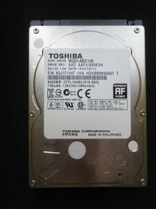 【中古動作品】TOSHIBA 2.5インチ HDD SATA(Serial ATA) 1TB MQ01ABD100 東芝
