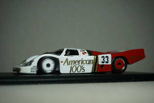 1/43 タバコデカール加工 ルマン spark Porsche 956 #33 john fitzpatrick racing 1985 Le Mans 24h 4th American100's ポルシェ 956B B