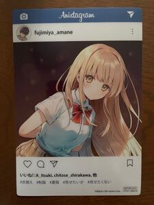 SNS風クリアシート お隣の天使様にいつの間にか駄目人間にされていた件 アニメイト ブックフェア 2022 景品 特典