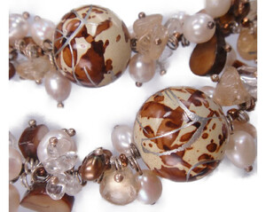 K2191 実物とても綺麗 個性的　天然真珠 ネックレス