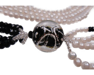 K2212 実物とても綺麗 個性的　天然真珠 ネックレス