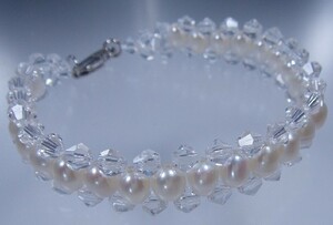 R1490 * beautiful! * natural pearl bracele 