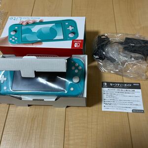 ニンテンドーswitchライト 本体 ターコイズ 2020年製 美品 完備品