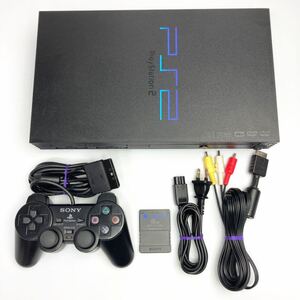 ★動作確認済み★ PS2 本体セット SCPH-39000 RC コントローラー&メモリーカード付き プレステ2 PlayStation2 本体 一式 SCPH 30000 RC