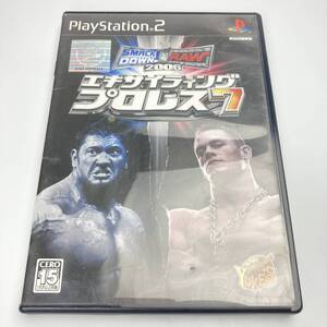 即決! ★起動確認済★ エキサイティングプロレス7 SMACKDOWN VS RAW 2006 PS2 ソフト PlayStation 2 プレステ2 スマックダウン