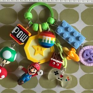 マリオ キノピオ キーホルダー ジャラジャラ1