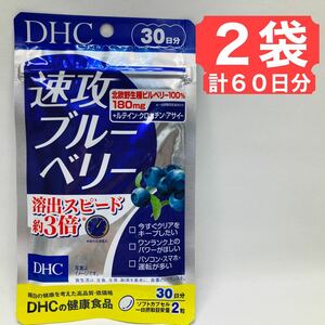 DHC 速攻ブルーベリー 30日 2袋 健康食品 ルテイン サプリメント