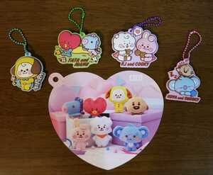 BT21　ぷっくりラバマスグミ2　TATA RJ MANG 　COOKY　CHIMMY　COYA SHOOKY BTS　4種セット