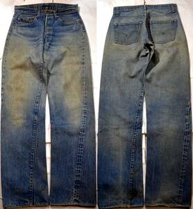 v126/LEVIS501 66後期 ヴィンテージ グッドサイズ ヒゲ 程度良好 