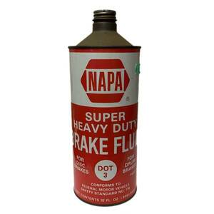 ヴィンテージ Brake Fluid缶 [R-19-2] NAPA SUPER HEAVY DUTY アメリカン雑貨 アンティーク インテリア