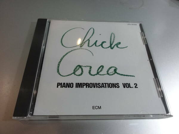 CHICK COREA 　　チック・コリア　PIANO IMPROVISATIONS 　　VOL ２　　　 国内盤