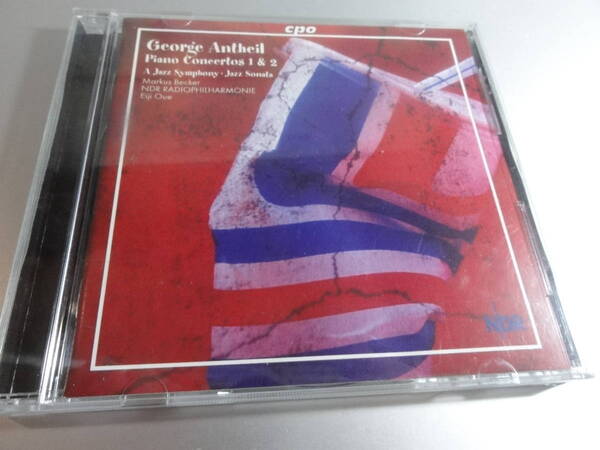 GEORGE AUTHEIL ジョージ ・アンセイル PIANO CONEERTOS 1&2 A JAZZ SYMPHONY JAZZ SONATA