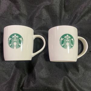 新品　未使用　スターバックス マグカップ ロゴ　マグ　コーヒー　カップ　ホワイト　セット　スタバマグ　Starbucks 公式