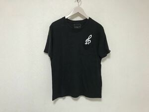 本物ナンバーナインデニムNUMBERNINEコットンプリントポケット半袖TシャツビジネススーツサーフアメカジLメンズストリート