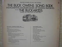 【LP】THE BUCKAROOS / THE BUCK OWENS SONG BOOK　バッカルーズ　Don Rich Tom Brumley　歌詞カード付_画像5