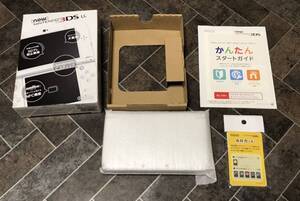 Newニンテンドー3DS LL 本体 箱付き 美品 パールホワイト