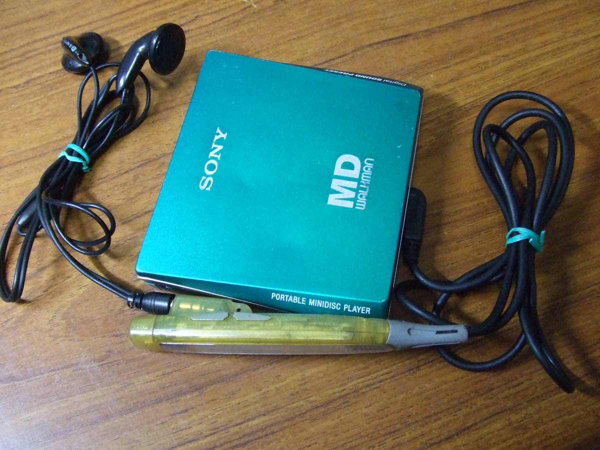 大人気 MDウォークマン スパークリンググリーン MZ-E75 良品 ...