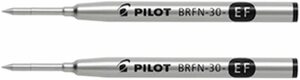 パイロット 油性ボールペン替芯 極細 0.5mm 黒 BRFN-30EF-B 2本組み
