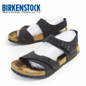 24cm相当　BIRKENSTOCK NEWYORK　ビルケンシュトック ニューヨーク　レザー　本革　サンダル　コンフォートシューズ　ブラック　/h400