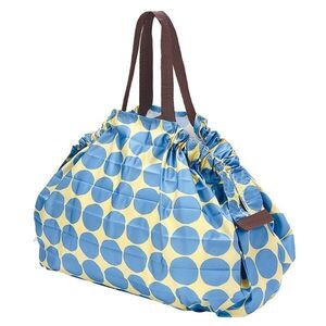 新品 未使用 マーナ シュパット エコバッグ 正規品 Shupatto 一気にたためる コンパクトバッグ Lサイズ ドット バッグ 送料無料