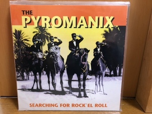 the PYROMANIX / SEARCHING FOR ROCK' EL ROLL LP Batmobile The Meteors 