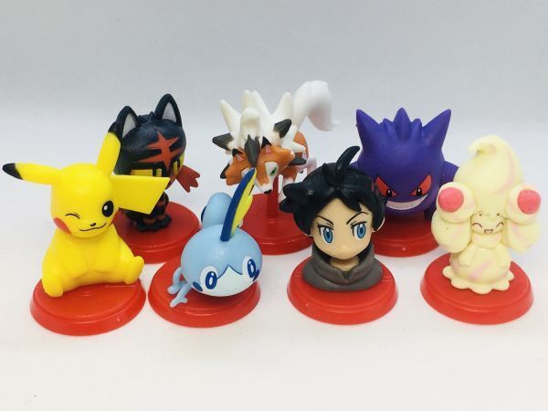 ポケモン ぽけもん 小さいサイズ 任天堂 Nintendo ゲーム フィギュア ポケットモンスター Pocket Monster 7体 22p73