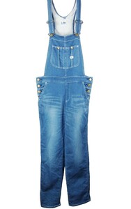 #Lee Lee × niko and Nico and special order LL0154 / lady's / indigo stretch Jog Denim overall overall size M